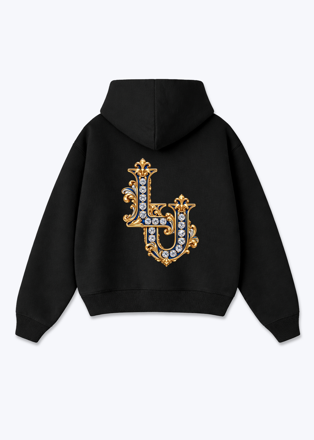 Luzern LU Oversized Hoodie - Black Back (Designed)